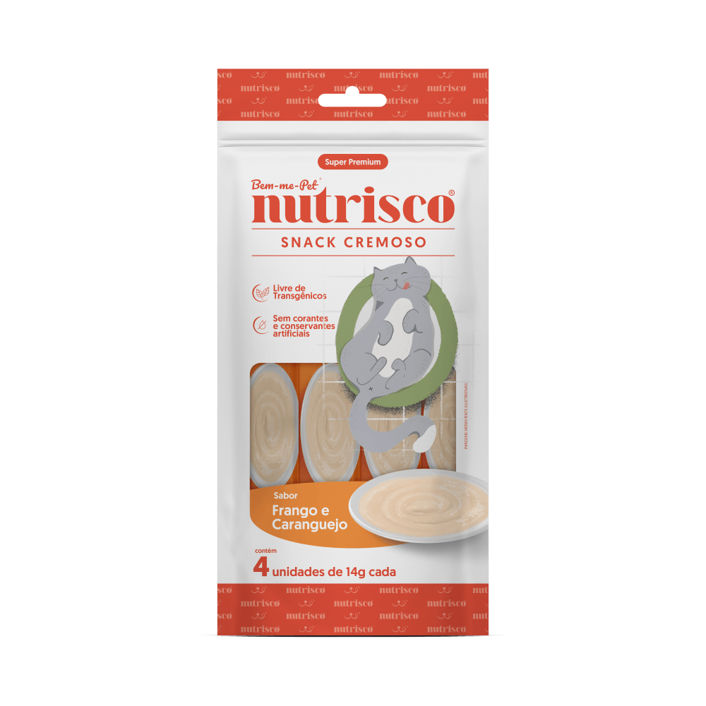 Foto-do-produto-Petisco-Para-Gatos-Snack-Cremoso-Nutrisco-Frango-E-Caranguejo-56Gr-no-pet-shop-online-da-Tudo-de-Bicho