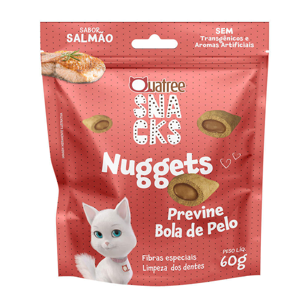 Foto-do-produto-Snack-Quatree-Nuggets-Para-Gatos-Bola-de-Pelo-Sabor-Salmao-60g-no-pet-shop-online-da-Tudo-de-Bicho