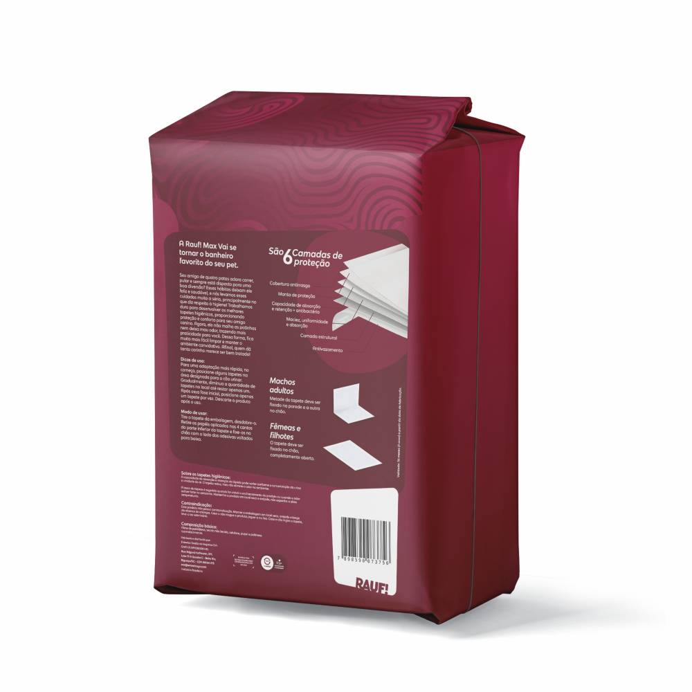Foto-do-produto-Tapete-Higienico-Caes-Rauf-Max-Neutro-80x60Cm-C-30-Unidades-no-pet-shop-online-da-Tudo-de-Bicho